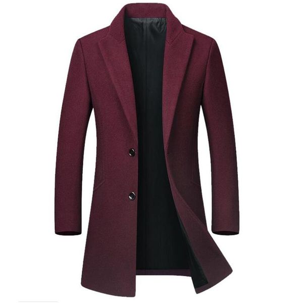 men's wool & blends long mens coat woolen autumn winter solid color jacket men 2021 cappotto uomo, Black
men's wool & blends long mens coat woolen autumn winter solid color jacket men 2021 cappotto uomo, Black