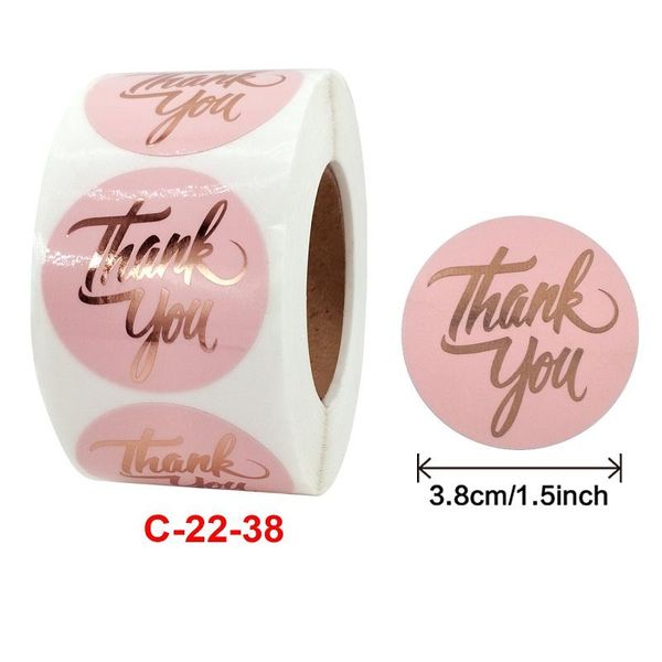 500pcs 1.5 inch rose gold thank you sticker labels pink waterproof stickers seal label for scrapbook business stationery sticker
500pcs 1.5 inch rose gold thank you sticker labels pink waterproof stickers seal label for scrapbook business stationery sticker