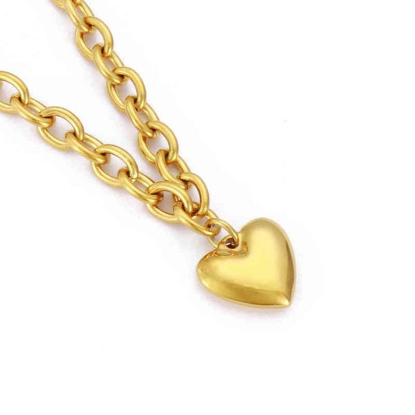 simple fashion heart pendant necklaces 18k gold plating women stainless steel jewelry necklace, Silver
simple fashion heart pendant necklaces 18k gold plating women stainless steel jewelry necklace, Silver
