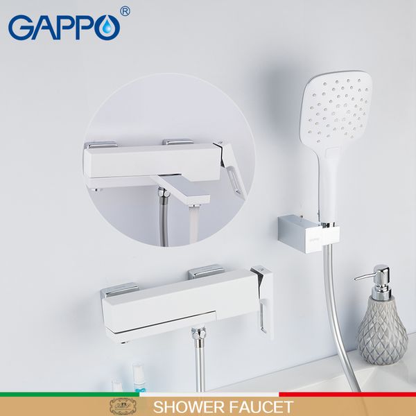 gappo white wall mixer brass bathroom rainfall bathtub faucets waterfall shower faucet 1011
gappo white wall mixer brass bathroom rainfall bathtub faucets waterfall shower faucet 1011