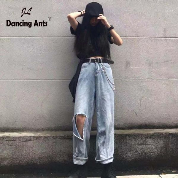 women jeans hole ripped harajuku korean loose denim pants new femme fashion casual bf straight trousers1, Blue
women jeans hole ripped harajuku korean loose denim pants new femme fashion casual bf straight trousers1, Blue