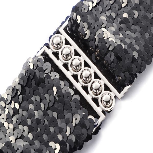 european and american style sequin elastic waistband womens a pair of buckles belt mirror sequin belt fashion belt manufacturers fashion des, Black;brown
european and american style sequin elastic waistband womens a pair of buckles belt mirror sequin belt fashion belt manufacturers fashion des, Black;brown