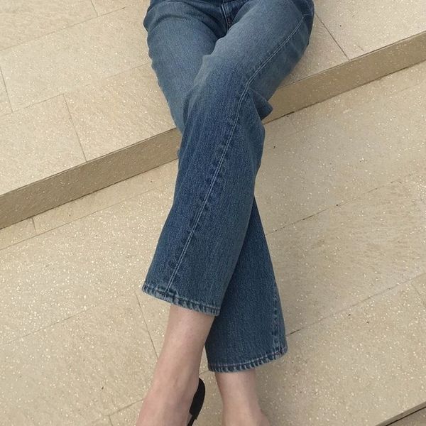 new women straight leg jeans fashion cotton pantalon femme jean pants autumn winter ladies denim trousers 201029, Blue
new women straight leg jeans fashion cotton pantalon femme jean pants autumn winter ladies denim trousers 201029, Blue