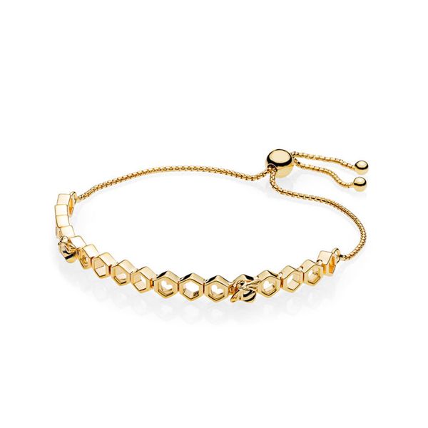2021 new 100% 925 sterling silver genuine brand charm 18 gold bee bracelet beehive elegant temperament bracelet, Black
2021 new 100% 925 sterling silver genuine brand charm 18 gold bee bracelet beehive elegant temperament bracelet, Black