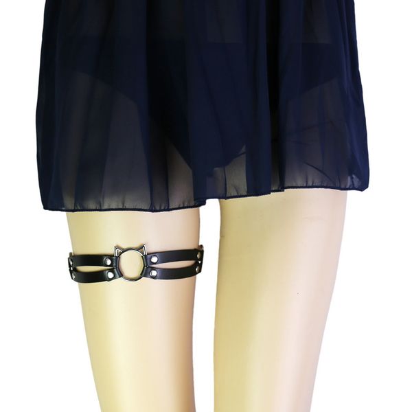 ladies gothic pu leather elastic garter belt thigh ring dancer clubwear punk, Black;white
ladies gothic pu leather elastic garter belt thigh ring dancer clubwear punk, Black;white