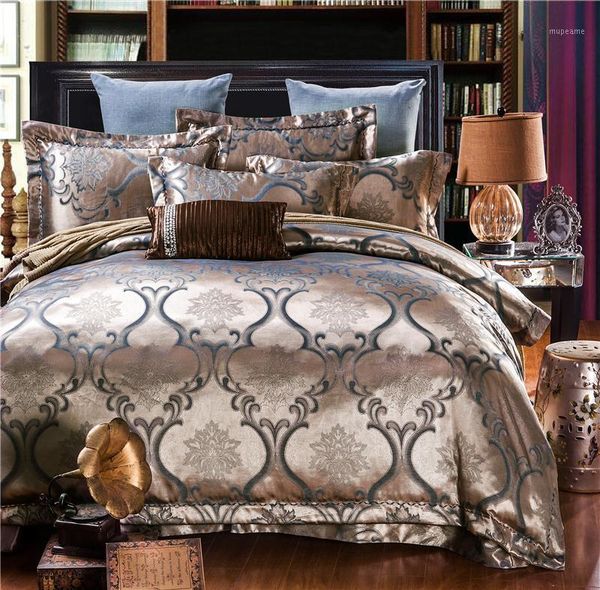 41new silk cotton satin large jacquard bedding set classic bedclothes duvet cover bed sheet pillow case king 4pcs1
41new silk cotton satin large jacquard bedding set classic bedclothes duvet cover bed sheet pillow case king 4pcs1