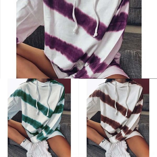 r06zu 2020 autumn pulloversweater pullover women's tie-dyed long-sleeved hooded pullover long-sleeved sweater casual loose for women 92, Black
r06zu 2020 autumn pulloversweater pullover women's tie-dyed long-sleeved hooded pullover long-sleeved sweater casual loose for women 92, Black
