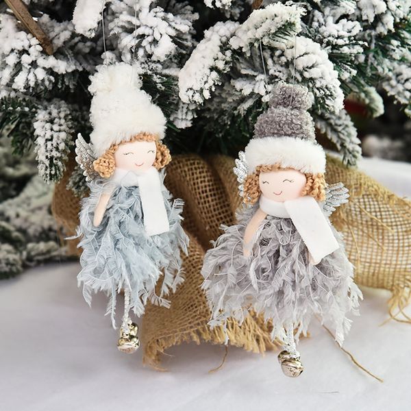 angel pendant cute plush christmas tree doll ornament for home party xmas decoration kids gift#w 
angel pendant cute plush christmas tree doll ornament for home party xmas decoration kids gift#w