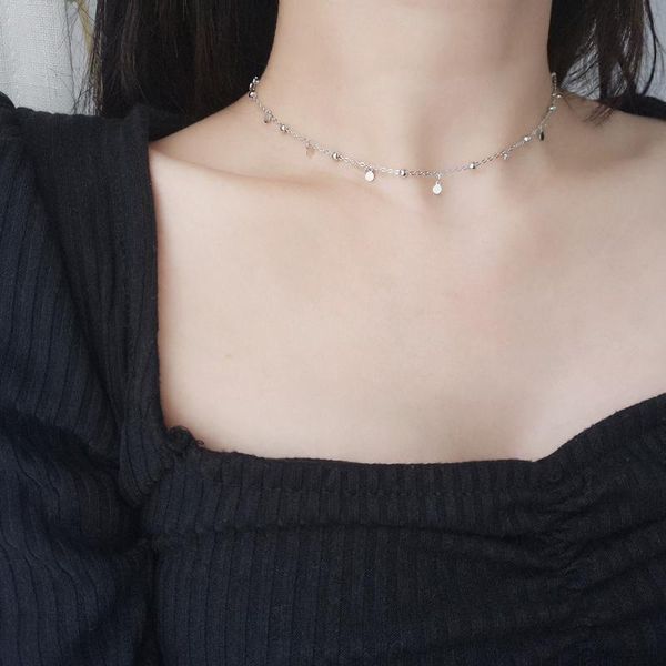 chains 925 sterling silver necklace wafer for women elegant exquisite choker fine jewelry valentine's day present
chains 925 sterling silver necklace wafer for women elegant exquisite choker fine jewelry valentine's day present