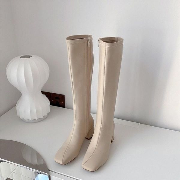 autumn and winter new elastic low-heeled thin and thick-heeled boots spring autumn single boots knight women, Black
autumn and winter new elastic low-heeled thin and thick-heeled boots spring autumn single boots knight women, Black