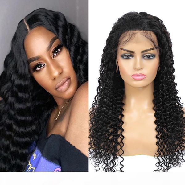 lace front human hair wigs for black women brazilian deep wave 13x4 lace front wig pre plucked with baby hair natural color, Black;brown
lace front human hair wigs for black women brazilian deep wave 13x4 lace front wig pre plucked with baby hair natural color, Black;brown