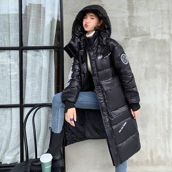 long woman down jacket parka coat with a hood clothing 2021 new casual loose thick female winter jacket coat women warm parka1, Black
long woman down jacket parka coat with a hood clothing 2021 new casual loose thick female winter jacket coat women warm parka1, Black