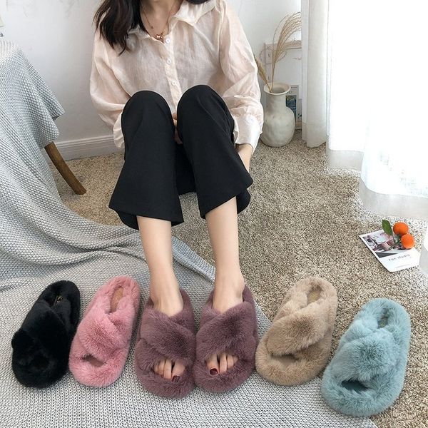 winter korean version of all-match flat-bottomed lazy slippers non-slip breathable solid color plus velvet women's shoes fg-13 x1020, Black 
winter korean version of all-match flat-bottomed lazy slippers non-slip breathable solid color plus velvet women's shoes fg-13 x1020, Black