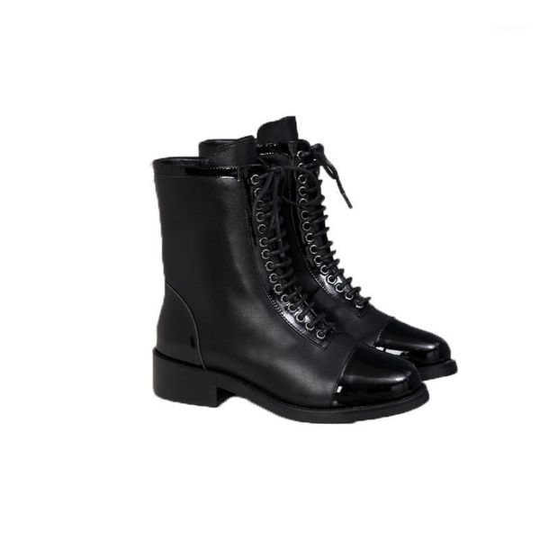 boots 2021 luxury fashion black real leather ankle women ladies lace up zip three style size 34-411
boots 2021 luxury fashion black real leather ankle women ladies lace up zip three style size 34-411