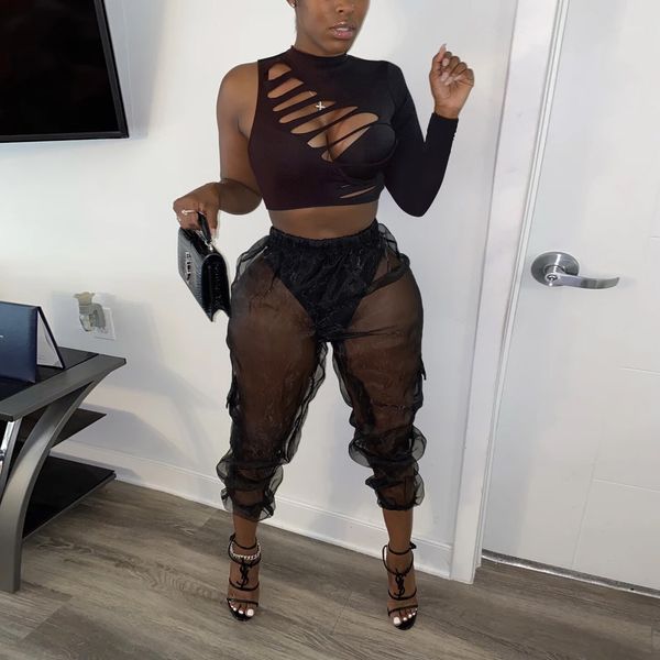 выдалбливают sexy женщин outsuits see through black o-образным вырезом женская одежда 2 pieces повседневный одно плечо наборы, White
выдалбливают sexy женщин outsuits see through black o-образным вырезом женская одежда 2 pieces повседневный одно плечо наборы, White