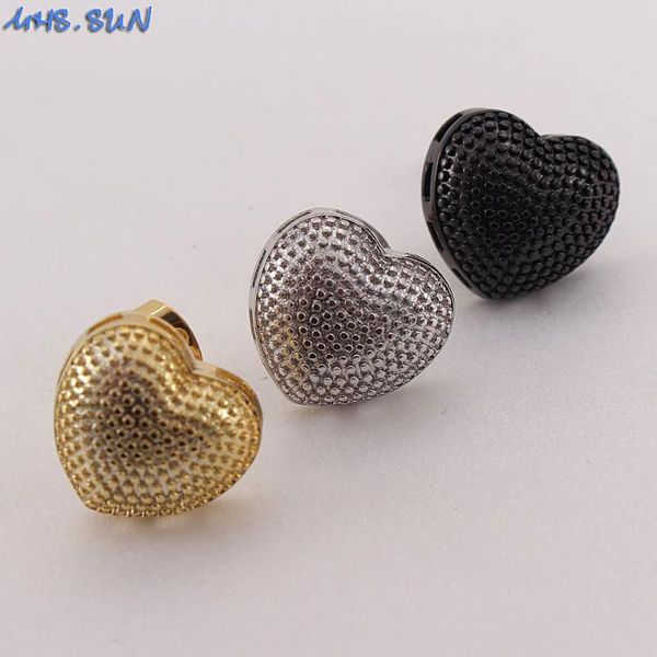 mhs.sun new arrival heart stud earrings fashion women copper jewelry gold/silver color/black female earrings for party gift, Golden;silver
mhs.sun new arrival heart stud earrings fashion women copper jewelry gold/silver color/black female earrings for party gift, Golden;silver