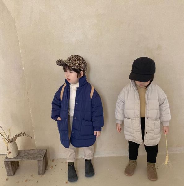 2020 new arrival girls boys thicken coat autumn winter cotton full sleeve fashion kids jacket 2-7 years ql55, Blue;gray
2020 new arrival girls boys thicken coat autumn winter cotton full sleeve fashion kids jacket 2-7 years ql55, Blue;gray
