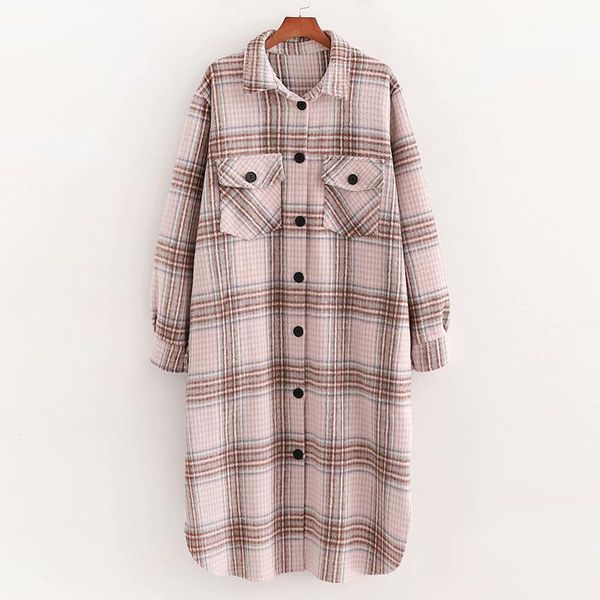 women's wool & blends women elegant winter overcoat plaid printed long bandage woolen coat cardigan loose with pocket turn down collar, Black
women's wool & blends women elegant winter overcoat plaid printed long bandage woolen coat cardigan loose with pocket turn down collar, Black