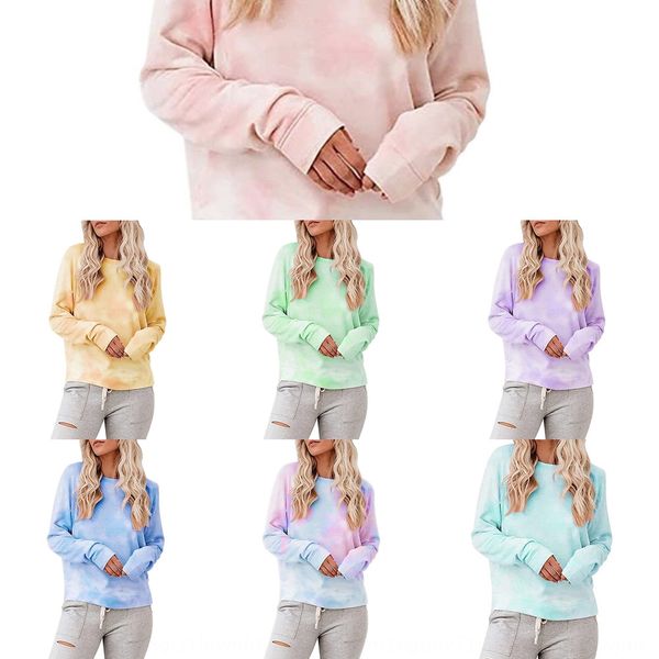 2020 new pullover sportswearsportswear sportswearwomen's tie-dyed multicolor sportswear long sleeve round neck loose casual pullover t, Black
2020 new pullover sportswearsportswear sportswearwomen's tie-dyed multicolor sportswear long sleeve round neck loose casual pullover t, Black
