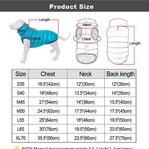 warm thicken dog jacket clothes for medium large dogs pet french bulldog big dog clothing coat winter pet outfit vest wa bbysrt
warm thicken dog jacket clothes for medium large dogs pet french bulldog big dog clothing coat winter pet outfit vest wa bbysrt