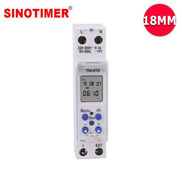 timers 1p 18mm single module din rail 110v 220v countdown timer holiday function programmer with 32 pulse controls and external switch
timers 1p 18mm single module din rail 110v 220v countdown timer holiday function programmer with 32 pulse controls and external switch