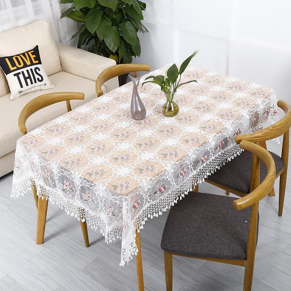 transparent tablecloth flower embroidery european style water soluble lace hem yarn cover washable table cloth for table
transparent tablecloth flower embroidery european style water soluble lace hem yarn cover washable table cloth for table