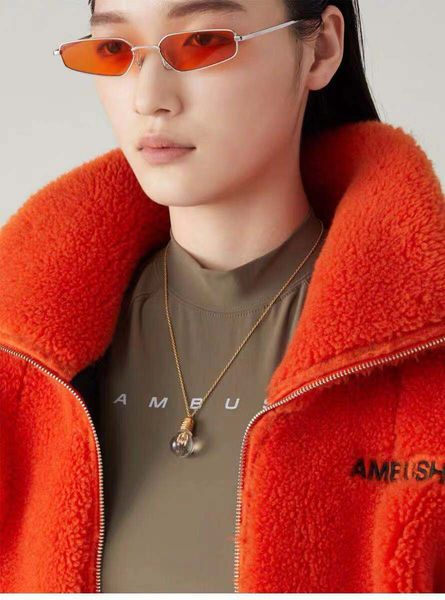AMBUSH hip hop street style lamp Pendant 925 sterling silver simple necklace for men and women
AMBUSH hip hop street style lamp Pendant 925 sterling silver simple necklace for men and women