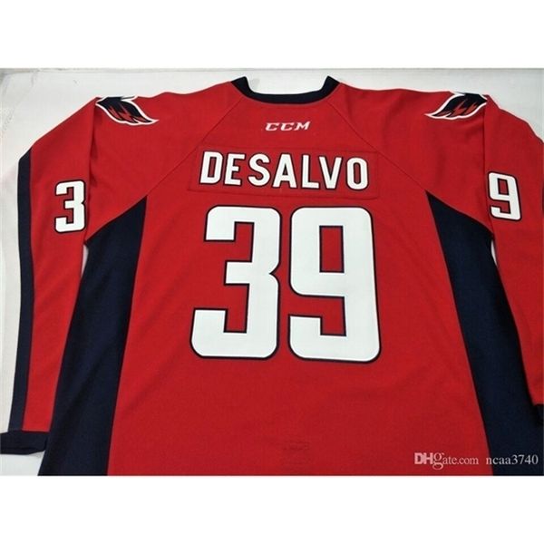 421s #39 south carolina stingrays dan desalvo hockey jersey or custom any name or number retro jersey, Black
421s #39 south carolina stingrays dan desalvo hockey jersey or custom any name or number retro jersey, Black