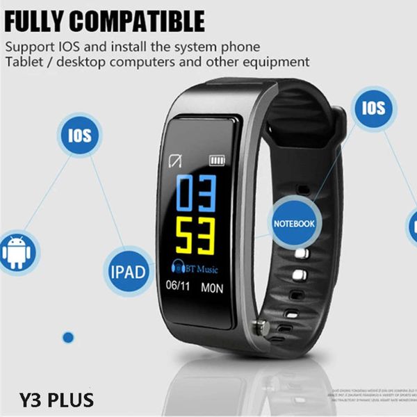 bluetooth sports watch, wristband device with smart wristband, heart rate control and step counter
bluetooth sports watch, wristband device with smart wristband, heart rate control and step counter