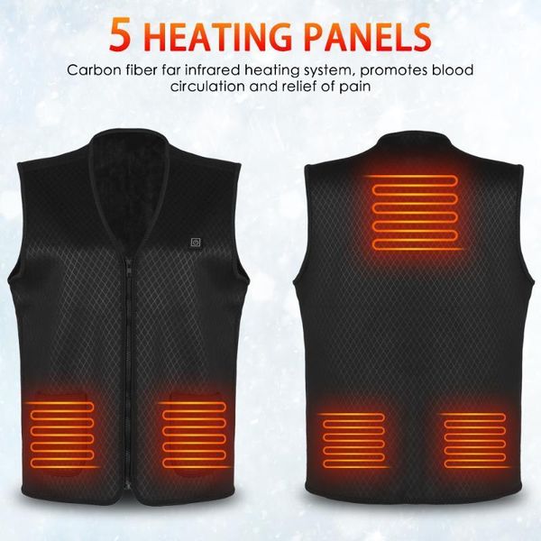 outdoor t-shirts winter manetic therapy heated vest washable usb electric heating waistcoat clothing for men and women1, Gray;blue
outdoor t-shirts winter manetic therapy heated vest washable usb electric heating waistcoat clothing for men and women1, Gray;blue