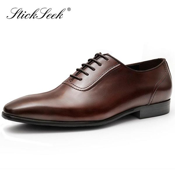 italian genuine leather man formal dress office shoes pointed toe laces men's flats handmade wedding party male oxfords hs174, Black
italian genuine leather man formal dress office shoes pointed toe laces men's flats handmade wedding party male oxfords hs174, Black