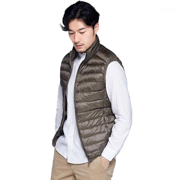 men's jackets sleeveless jacket men autumn winter white duck down vest mens casual ultralight outwear waistcoat colete masculino1, Black;brown
men's jackets sleeveless jacket men autumn winter white duck down vest mens casual ultralight outwear waistcoat colete masculino1, Black;brown