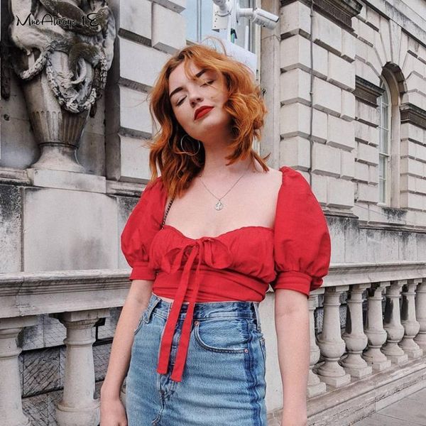 mnealways18 ruched red tunic women puff short sleeve cropped summer blouse ruffle slim pink ladies shirt streetwear1, White
mnealways18 ruched red tunic women puff short sleeve cropped summer blouse ruffle slim pink ladies shirt streetwear1, White