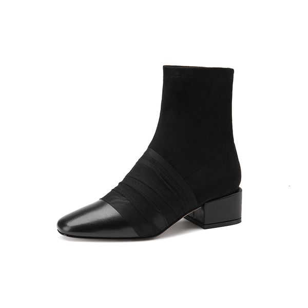 2021 new band genuine leather ladies ankle boots thick med heels women pumps winter night club party shoes woman 4oha, Black
2021 new band genuine leather ladies ankle boots thick med heels women pumps winter night club party shoes woman 4oha, Black