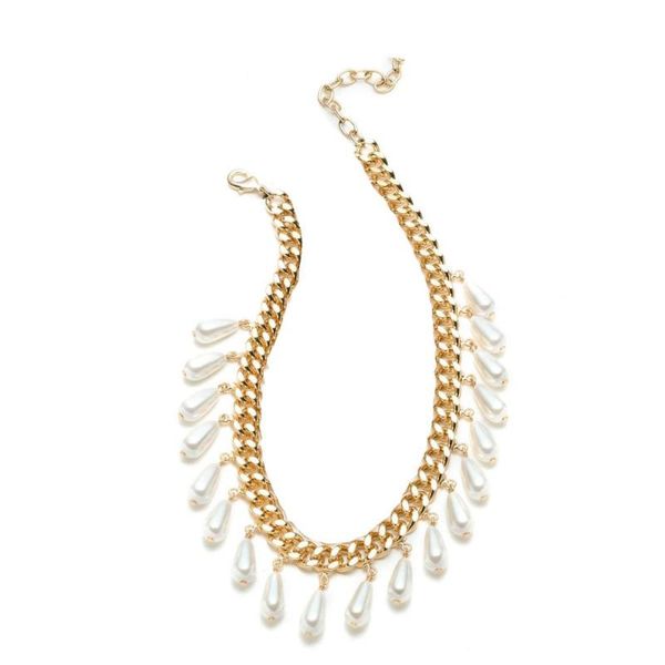 chains steampunk rock big thick gold links chain cuban women 2021 penny lane statement water drop pearl necklace nstant neck sweater, Silver
chains steampunk rock big thick gold links chain cuban women 2021 penny lane statement water drop pearl necklace nstant neck sweater, Silver