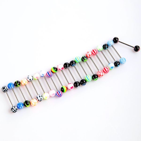 20 pcs ball tongue rings h8821
20 pcs ball tongue rings h8821