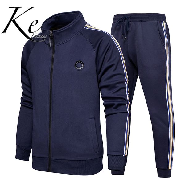 ke sports suit two-piece pants + jacket autumn men's polyester white blue black fashion casual sports set men tracksuit men, White;black
ke sports suit two-piece pants + jacket autumn men's polyester white blue black fashion casual sports set men tracksuit men, White;black