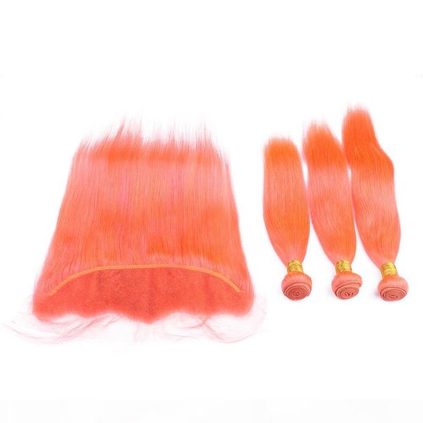 silky straight brazilian colored orange human hair bundles with lace frontal closure pure orange brazilian virgin hair weft weaves, Black;brown
silky straight brazilian colored orange human hair bundles with lace frontal closure pure orange brazilian virgin hair weft weaves, Black;brown