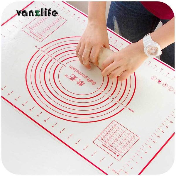 vanzlife platinum dough chopping board with scale large non-slip silicone kitchen bakeware mat 40*60cm q1218
vanzlife platinum dough chopping board with scale large non-slip silicone kitchen bakeware mat 40*60cm q1218