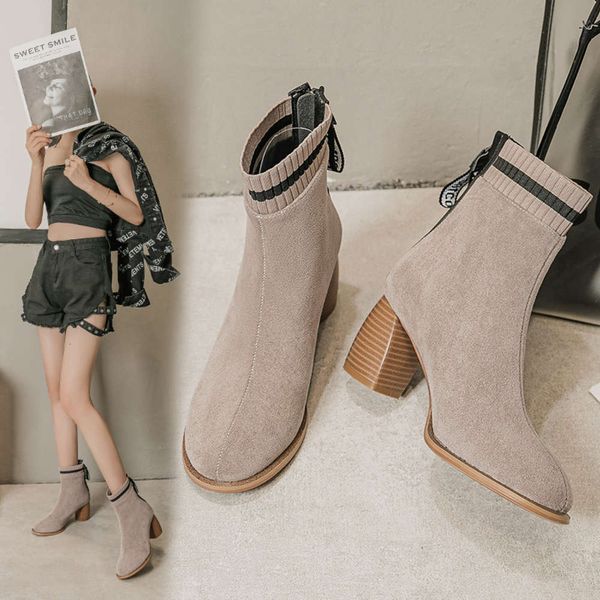 snow women's new martin in autumn and winter 2021 round head thin zipper back middle sleeve high heel elastic boots, White;red
snow women's new martin in autumn and winter 2021 round head thin zipper back middle sleeve high heel elastic boots, White;red