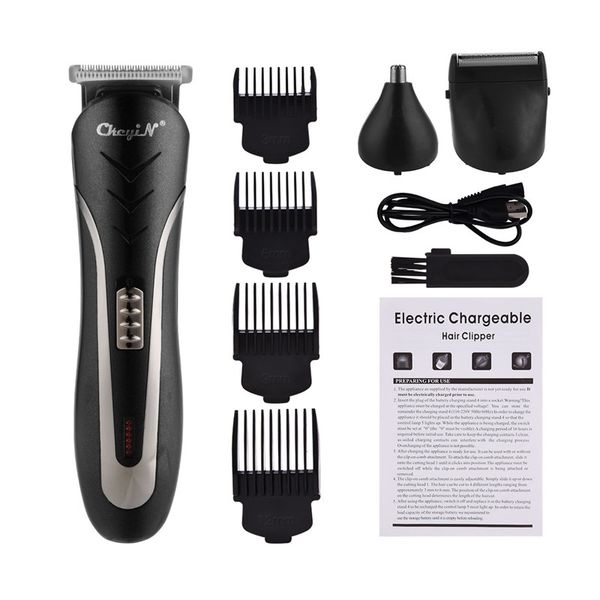 3 in 1 professional hair trimmer mens hair clipper rechargeable nose beard trimmer electric shaver waterproof cutting machine45
3 in 1 professional hair trimmer mens hair clipper rechargeable nose beard trimmer electric shaver waterproof cutting machine45