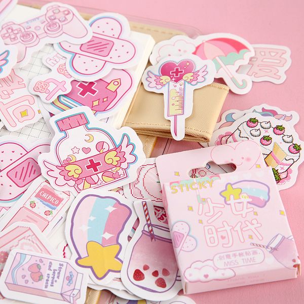 46pcs/box cute diary stickers scrapbooking girl generation series planner japanese kawaii decorative stationery cartoon sticker
46pcs/box cute diary stickers scrapbooking girl generation series planner japanese kawaii decorative stationery cartoon sticker