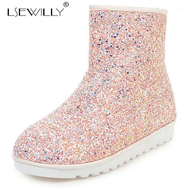 lsewilly winter warmth boots non-skid soles snow women's ankle boots metallic glitter snow women's shoes sizes 34-43 k2951, Black
lsewilly winter warmth boots non-skid soles snow women's ankle boots metallic glitter snow women's shoes sizes 34-43 k2951, Black