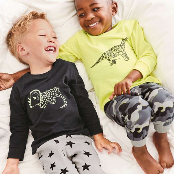 children's suit new long sve trousers two piece set boys' and girls' pajamas, Blue;red
children's suit new long sve trousers two piece set boys' and girls' pajamas, Blue;red