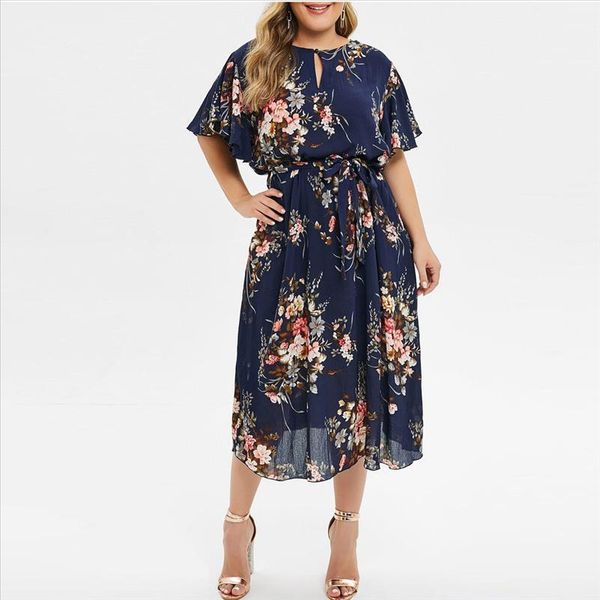 vintage dress women plus size short sleeve big swing elegant princess print slim waist boho floral vestidos 2020 new d, Black;gray
vintage dress women plus size short sleeve big swing elegant princess print slim waist boho floral vestidos 2020 new d, Black;gray