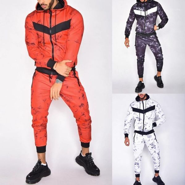 gym clothing men's sports suit tracksuit autumn winter pocket hoodies sweatshirt + pants 2 pieces sets running fitness male clothes, White;black
gym clothing men's sports suit tracksuit autumn winter pocket hoodies sweatshirt + pants 2 pieces sets running fitness male clothes, White;black