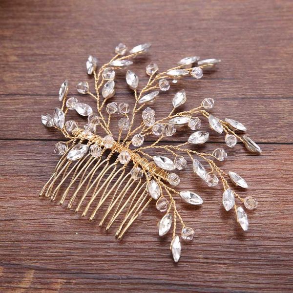 forseven gold / silver color crystal leaf bead расчесывают заколки для волос свадебные невесты свадебные головной убор ювелирные аксессуары, Golden;silver
forseven gold / silver color crystal leaf bead расчесывают заколки для волос свадебные невесты свадебные головной убор ювелирные аксессуары, Golden;silver