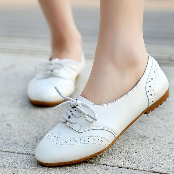 fashion brogues woman hollow lace up sturdy sole flat shoes women casual solid comfy pu leather shoes woman rubber, Black
fashion brogues woman hollow lace up sturdy sole flat shoes women casual solid comfy pu leather shoes woman rubber, Black