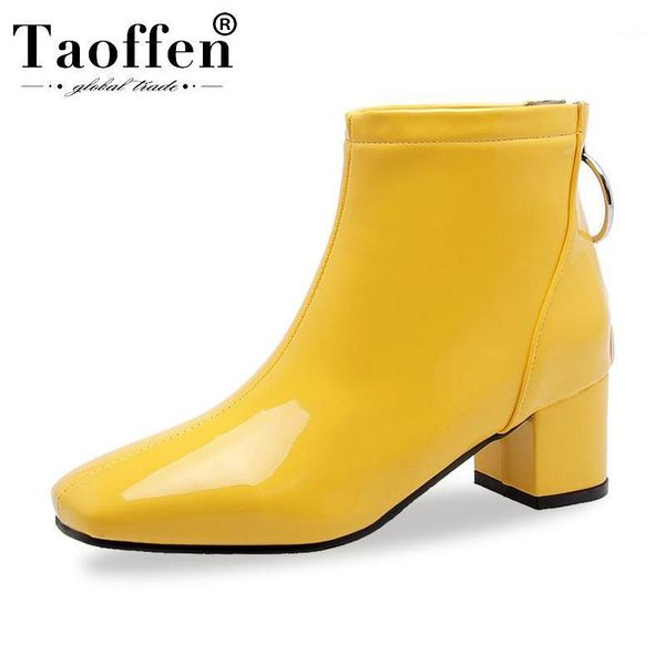boots taoffen plus size 30-51 office ladies 5 colors party ankle zipper square heels fashion shoes woman short botas footwear1, Black
boots taoffen plus size 30-51 office ladies 5 colors party ankle zipper square heels fashion shoes woman short botas footwear1, Black