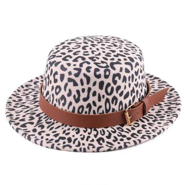wide brim hats autumn and winter woolen flat hat leopard european american fashion felt, Blue;gray
wide brim hats autumn and winter woolen flat hat leopard european american fashion felt, Blue;gray